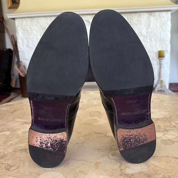 Rogues Custom Double Monk Strap Custom Handmade Leather Dress Shoes - Picture 14 of 15